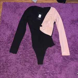Fashion Nova Half colored Bodysuit!